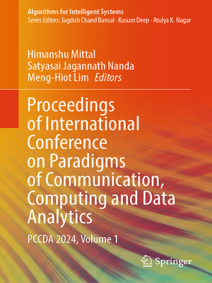 cover image of Proceedings of International Conference on Paradigms of Communication, Computing and Data Analytics
